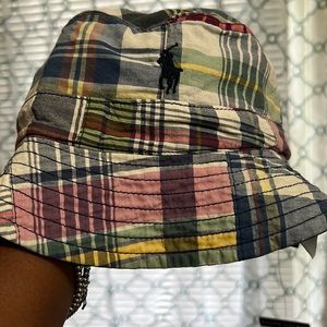 POLO by Ralph Lauren Plaid bucket hat